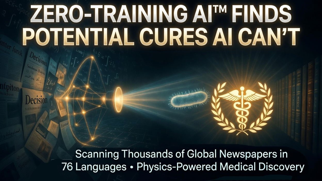 Zero-Training AI medical research